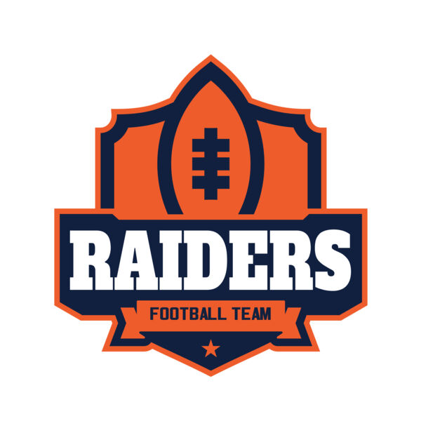 Raiders Football Team logo template Thumbnail