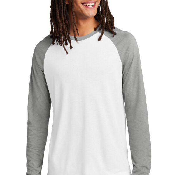 Unisex Tri Blend Long Sleeve Colorblock Raglan Thumbnail