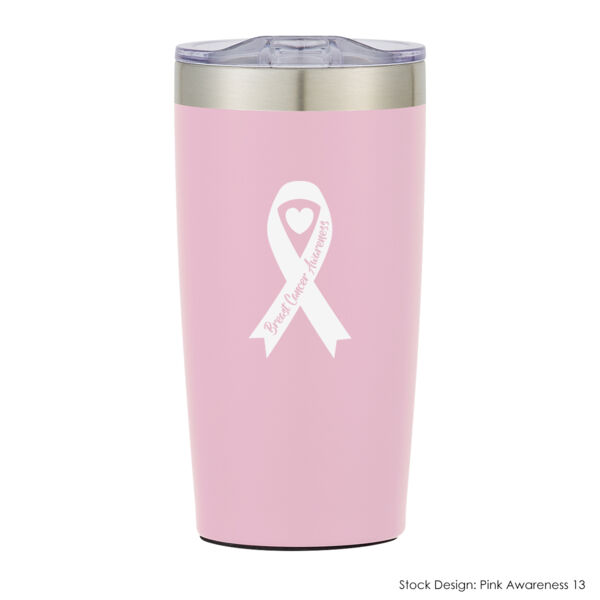 5753-BCA - Breast Cancer Awareness 20 Oz. Two-Tone Himalayan Tumbler Thumbnail